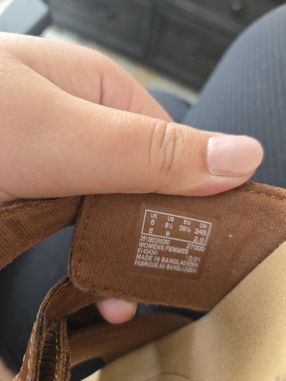 NWOT Clarks Collection Cognac Triple Strap Ultimate Comfort Slide Sandals - Picture 4 of 5